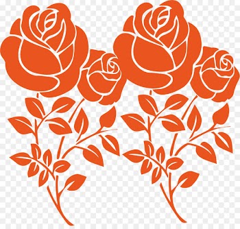 Beach rose Q-version Avatar Icon - Simple Rose Creative 