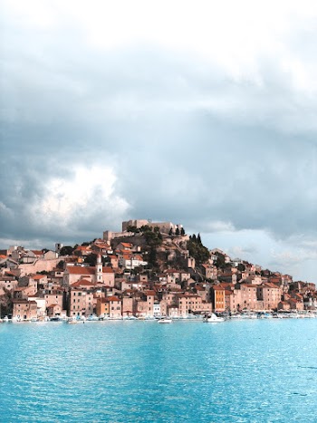 Beach Side Town Landscape