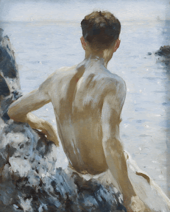 Български: Картината Beach Study („Изучаване | Free Photo - rawpixel