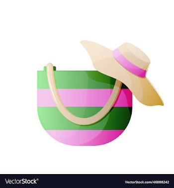 beach stuff for summer travel set