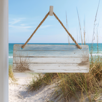 Beach Style Door Hang Sign
