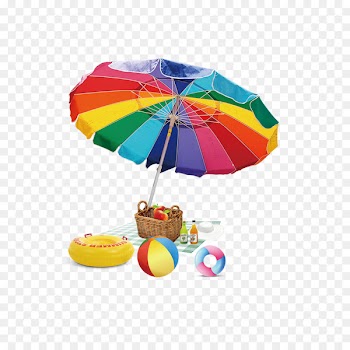 Beach Summer Illustration - Parasol 