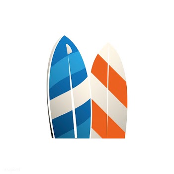 Beach summer surf | Free stock vector - 397541