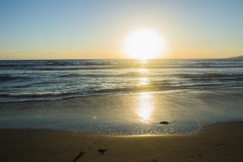 Beach Sun Reflections