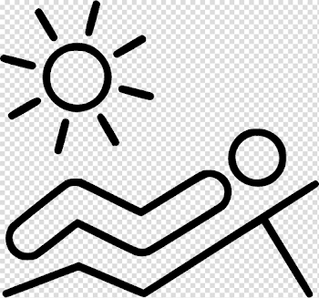 Beach Sunbathing Sun Tanning Svg Png Icon Free Download (#471389 ...