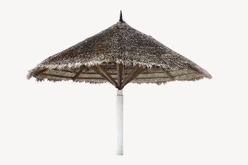 Beach sunshade, isolated parasol image | Free PSD - rawpixel