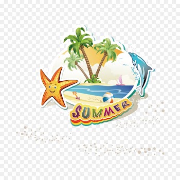 Beach Travel Vacation Illustration - Beach Holiday 