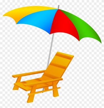 Beach Umbrella And Chair Png Clip Art - Beach Chair And Umbrella Clipart