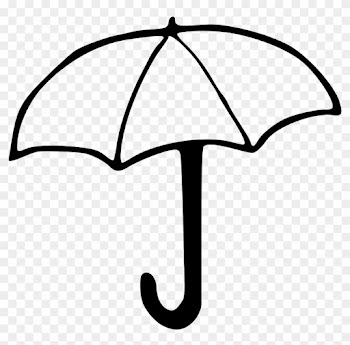 Beach Umbrella Clip Art Free Clipart Umbrella Outline - Drawing Image Of Umbrella