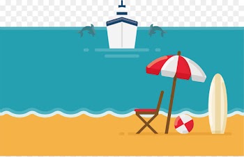 Beach Vacation Illustration - Beach vacation vector 