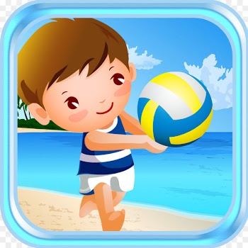Beach volleyball Clip art - volleyball 