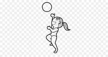 Beach volleyball Drawing Coloring book Sports - volleyball 