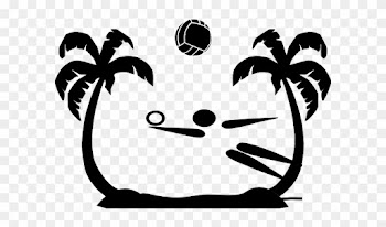 Beach Volleyball Net Clipart - Sand Volleyball Clip Art