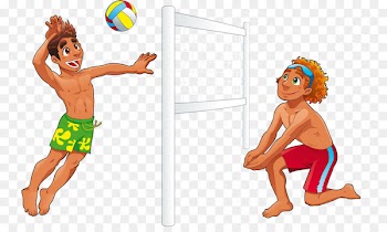 Beach volleyball Royalty-free - Boy playing volleyball 
