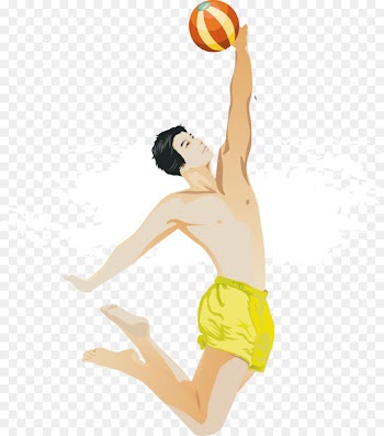 Beach volleyball Sport Illustration - Beach Volleyball 