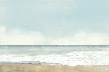 Beach waves background, oil pastel | Free Photo - rawpixel