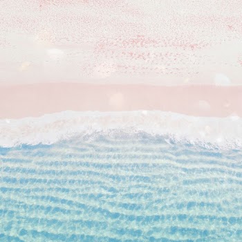 Beach waves background, pastel glitter | Free Photo - rawpixel
