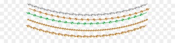 Bead Christmas tree Garland Clip art - Transparent Christmas Decorative Beads Garland 