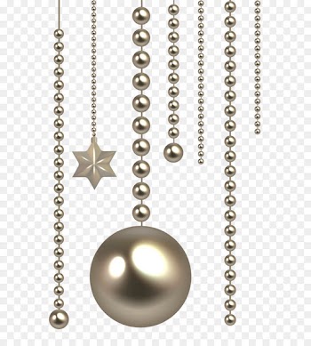 Bead Scalable Vector Graphics Icon - Christmas Beads PNG Clip Art Image 