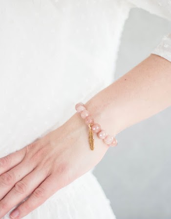 Beaded Pink Bracelet