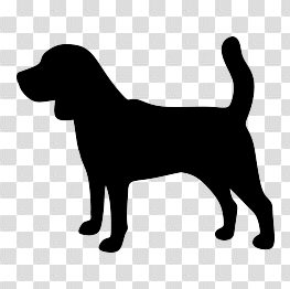 Beagle Silhouette … | dog | Dog s…