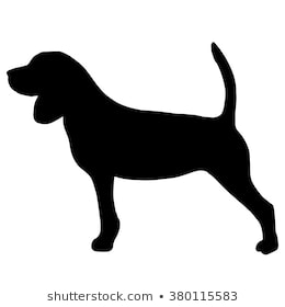 Beagle Silhouette Images, Stock Photos & Vectors | Shutterstock