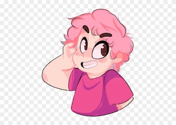 Bean People Clipart - Su Steven Pink Hair
