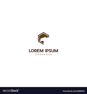 Bear box animal creative business logo design vector image