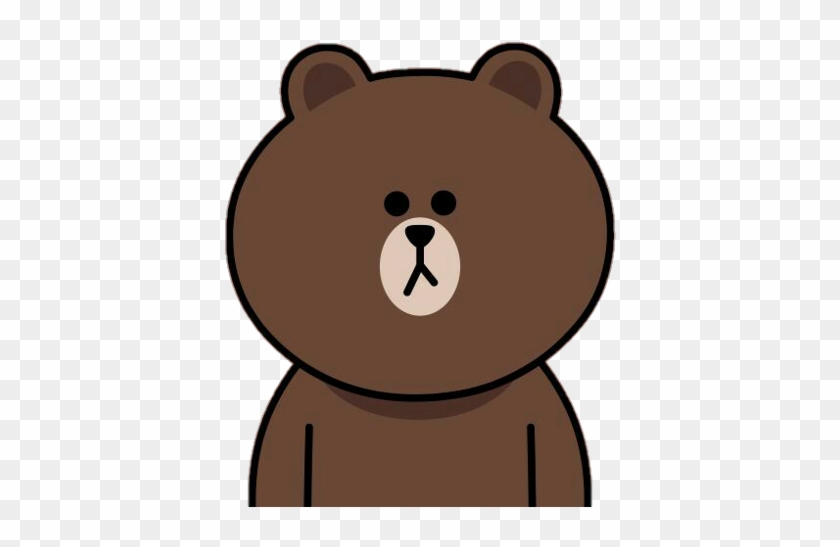 Bear Brown Line Friends Png
