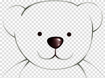 Bear Cartoon , White bear material transparent background PNG clipart