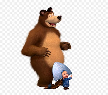 Bear Ded Moroz Calendar New Year - bear 
