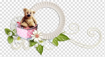Bear Frames Animal , white frame transparent background PNG clipart
