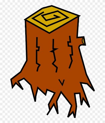 Bear On A Stump Clipart, Vector Clip Art Online, Royalty - Bear On A Stump Clipart, Vector Clip Art Online, Royalty