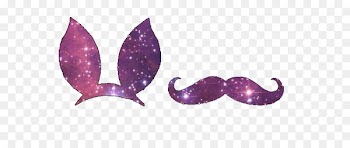 Beard Clip art - Purple beard and headdress 
