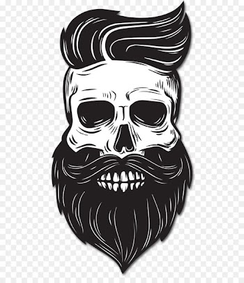 Beard Drawing Skull - Beard 