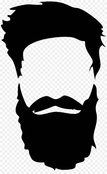 Beard Silhouette Royalty-free - beard and moustache 