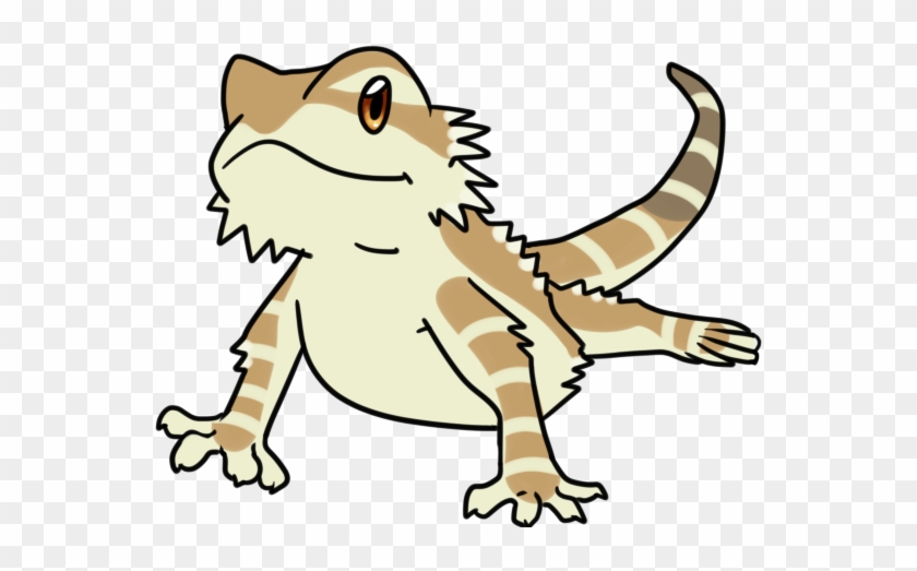 Bearded Dragon Clipart - Bearded Dragon Drawing