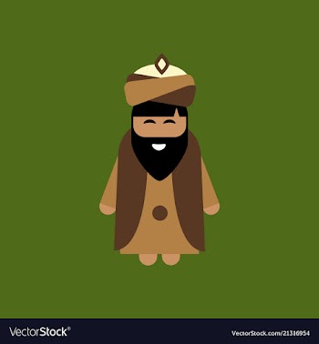Bearded king wearing sunglasses vector image