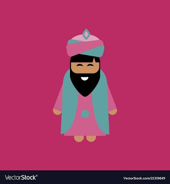 Bearded king wearing sunglasses vector image