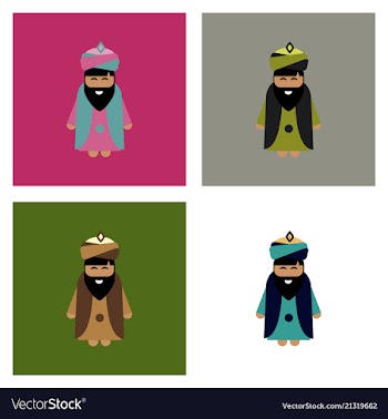 Bearded king wearing sunglasses vector image