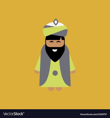 Bearded king wearing sunglasses vector image