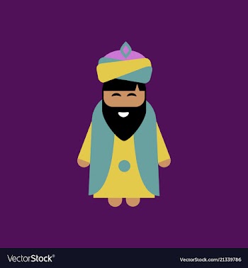 Bearded king wearing sunglasses vector image
