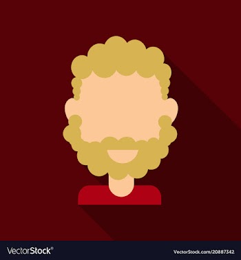 Bearded men face hipster character fashion vector image