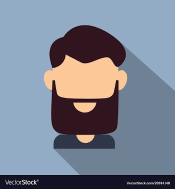Bearded men face hipster character fashion vector image