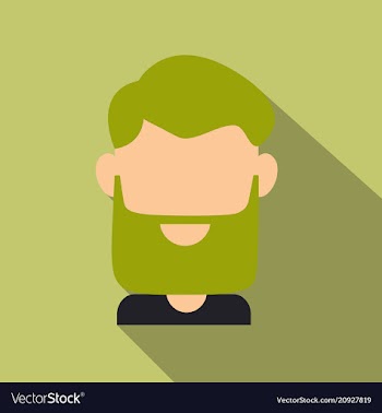 Bearded men face hipster character fashion vector image
