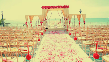 beautiful altar, outdoor wedding, indian wedding, mandap | Mandaps ...