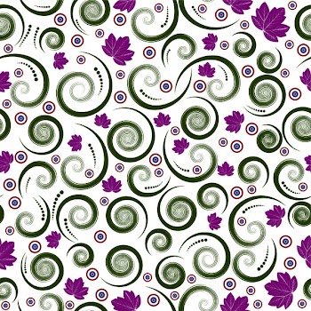 beautiful autumn seamless vector floral design