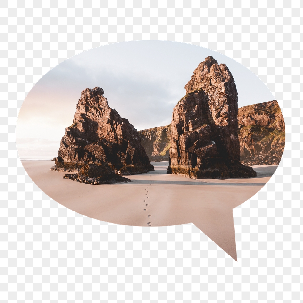 Beautiful beach png footprints badge | Free PNG - rawpixel