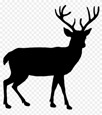 Beautiful Deer Silhouette - Beautiful Deer Silhouette