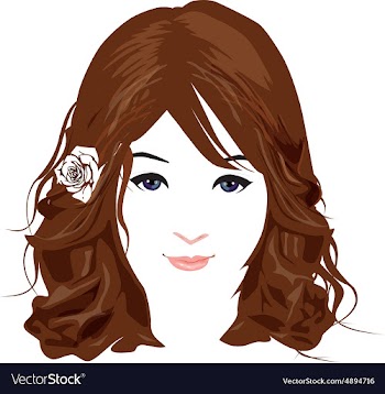  					Beautiful face 1 vector image														